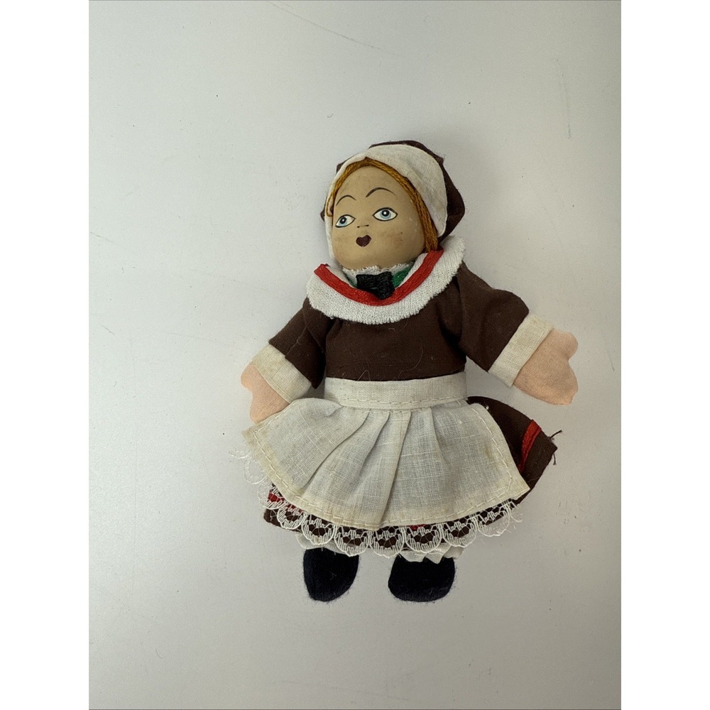 5" Doll Porcelain Face Cloth‎ Body. Pilgram. Norfolk Virginia